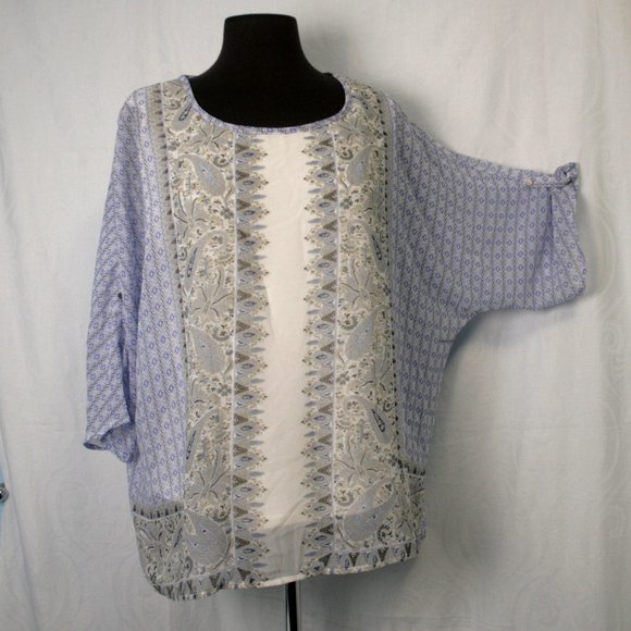 Loose & Flowy Sheer Blouse - Picture 1 of 5